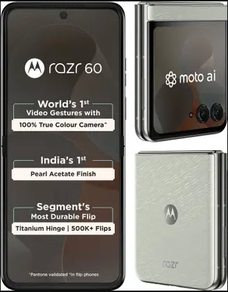 Motorola Motorola Razr 60 Flip mobile phone