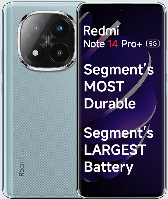 Xiaomi Xiaomi Redmi Note 14 Pro+ 5G mobile phone